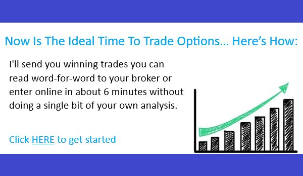 Advertisement - Now is the ideal time to trade options! Here's how: I'll send you winning trades you can place in as little as 6 minutes! Click here to get started