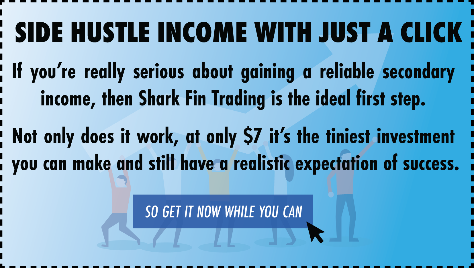 Looking for side hustle income In Just a few minutes a day? Click here to see how other traders are doing it. 